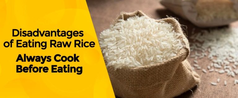 Disadvantages of Eating Raw Rice